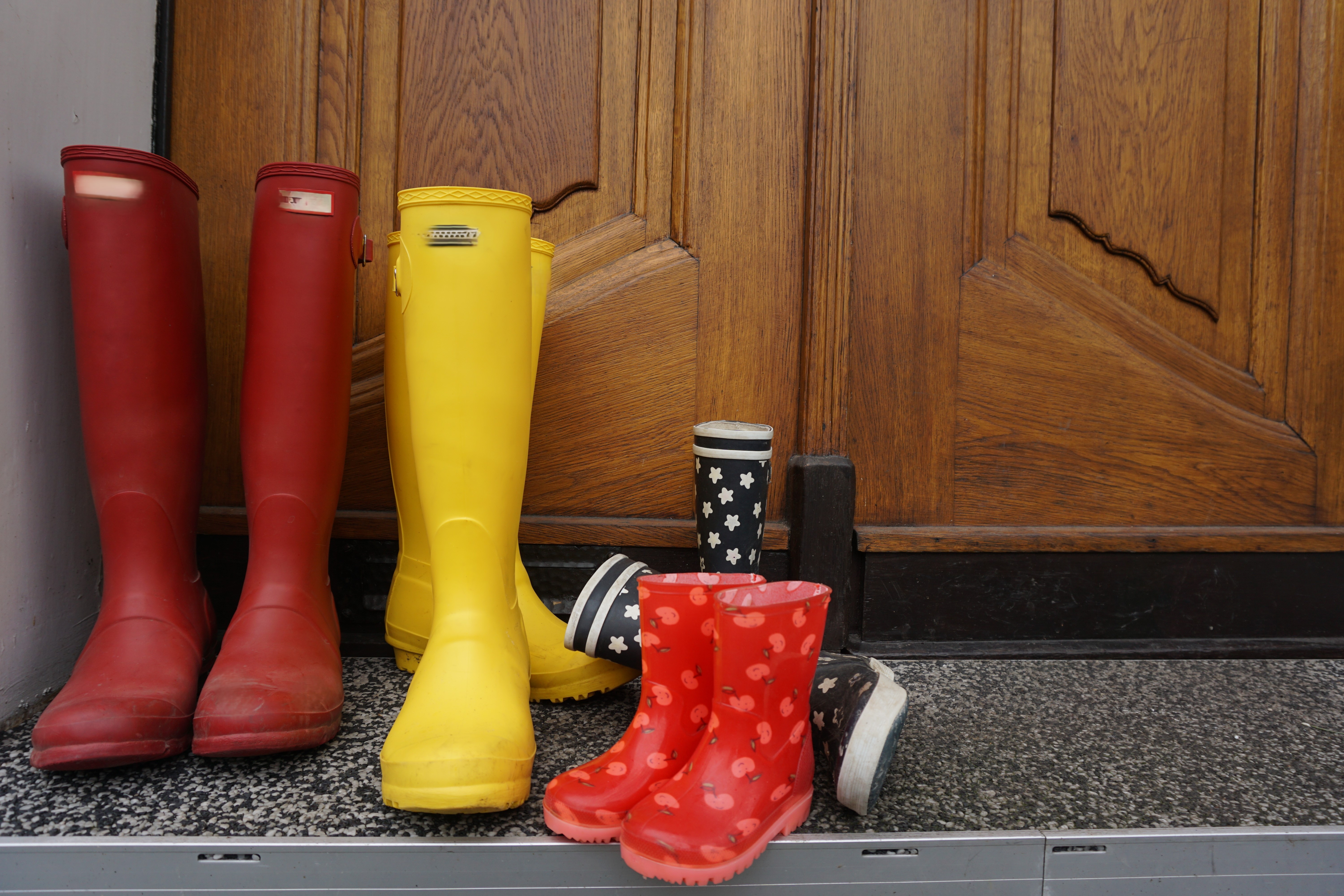 Verschiedene Gummistiefel